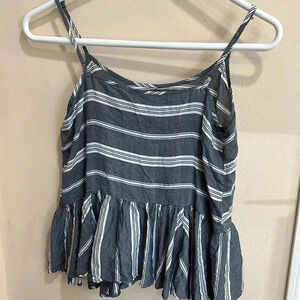 (7) Grey  Boho Top